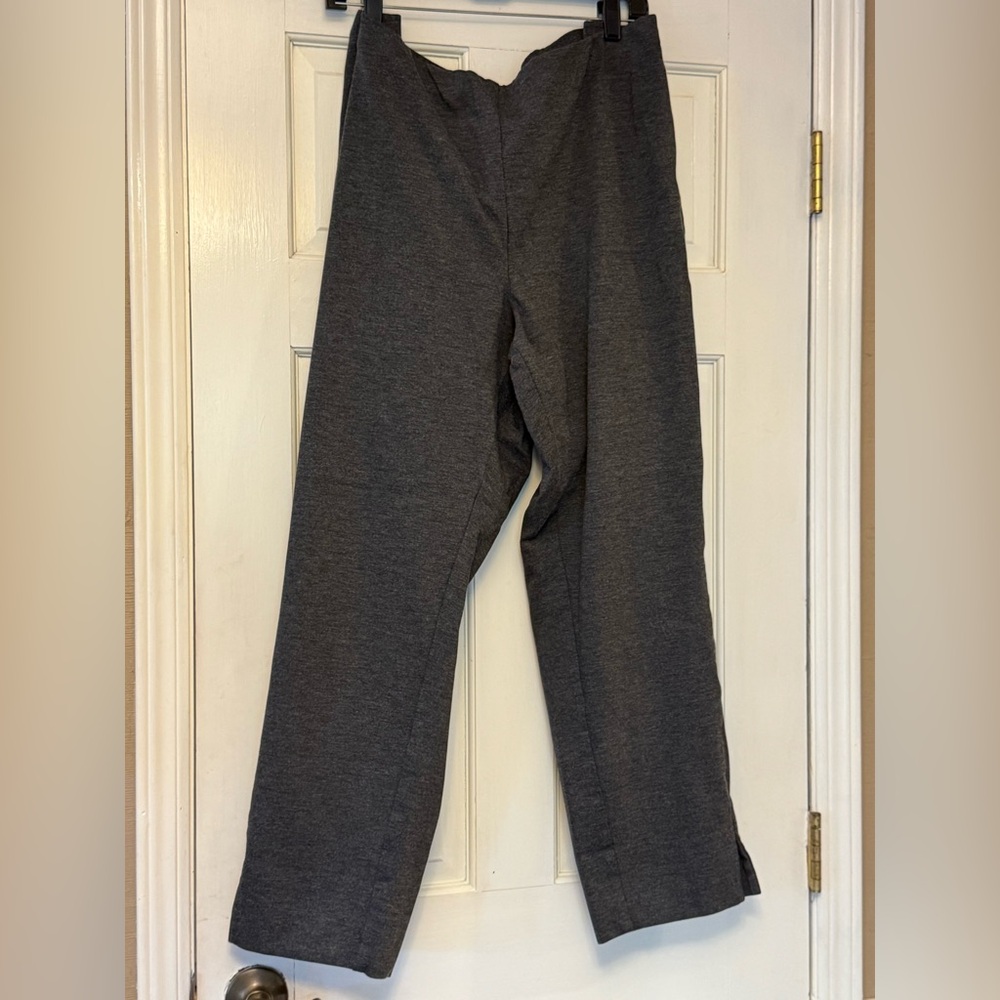 J. Jill Charcoal Straight Leg Pants